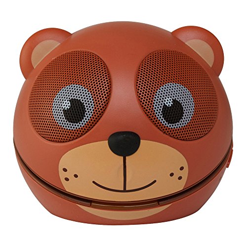 Zoo Tunes Compact Portable Bluetooth Stereo Speakers for MP3 Players, Tablets, Laptops etc. Teddy Bear