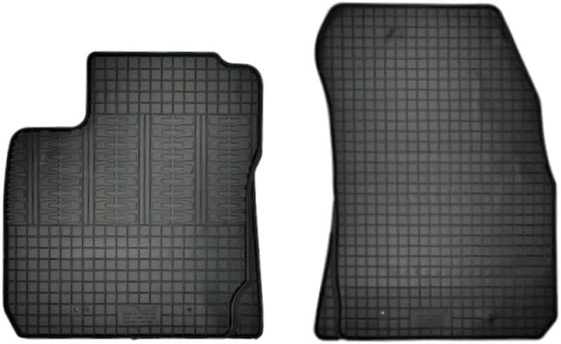 AUTO-STYLE Rubber car mats set suitable for Ford Transit Courier 2persons 20142019 (2pieces)