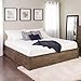 Prepac Select King 4-Post Raised Platform 4-Drawer Storage Bed, Modern King Storage Bed with Drawers 83