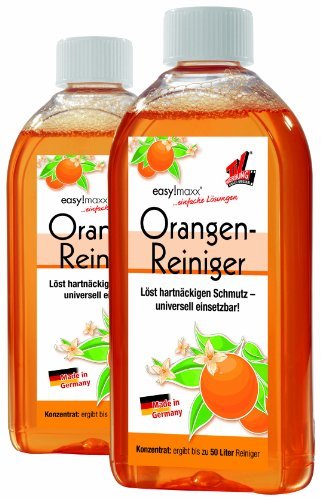 Orangenreiniger 3tlg. | Löst hartnäckigen Schmutz | Universell einsetzbar auf Holz, Textilien, Keramik, Ceranfeldern | Biologisch abbaubar [2