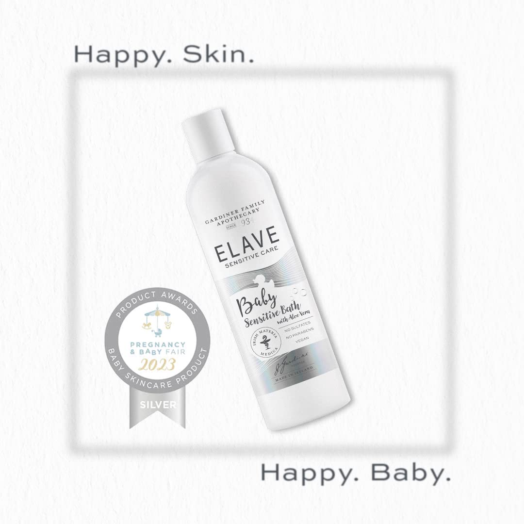 Elave Sensitive Baby Bath And Wash 400ml For Delicate Dry