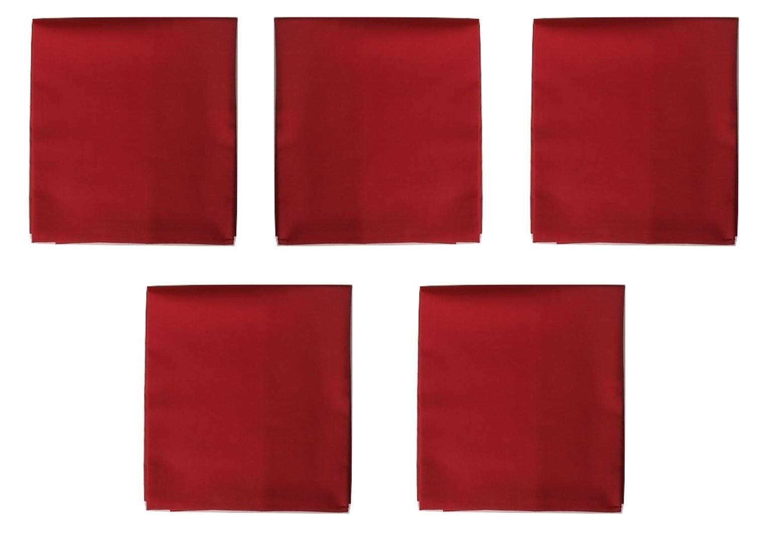 Cotton Blouse Piece Material, Unstitched, 1 Metre, Set of 5 (All Red)-image-15