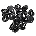 20 Pcs Button Battery Holder Case Black for CR/LIR2032 2025 2016