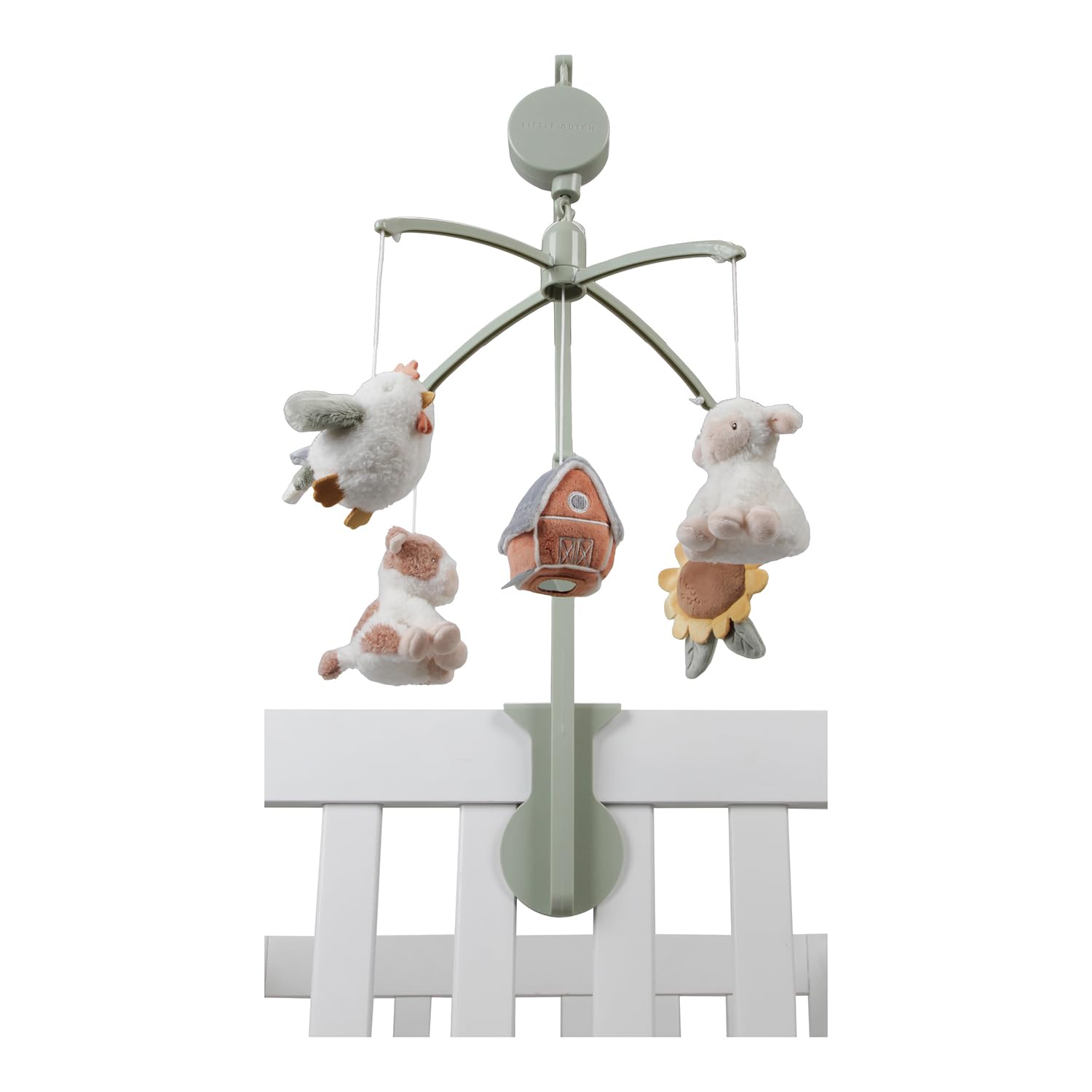 Little Dutch Little Farm 8800 - Móvil con caja de música y soporte