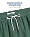 maamgic Swim Trunks Men 2 in 1 Mens Bathing Suit 7 Inch Quick Dry Mens Swimming Trunks with Zipper Pockets
