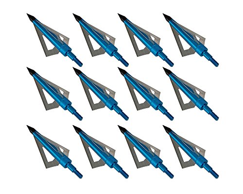 ISPORT Archery Razor Sharp 3 Fixed Blade 125 Grian Hunting Broadheads Compatible