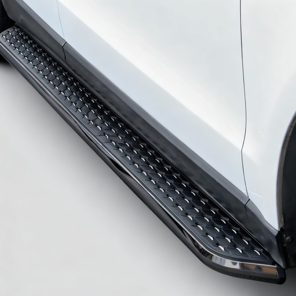 2PCS Running Boards for Ford Escape 2020-2025 Side Steps Complete Kit Car Nerf Bar Accessories New Upgrade Black Panel All-New Upgrade Black&Sliver(BXGMTXH)