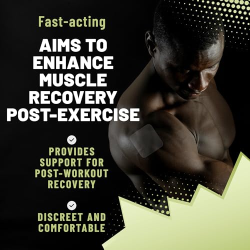 Image of TOLEVITA Post Workout Muscle Recovery Patches with Vitamin C - 36 Patches for Active Lifestyle Support, Helps Soothe and Refresh After Exercise, Convenient and Easy-to-Use for Men and Women