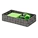 Honey-Can-Do OFC-03708 Small Woven Organizer, 10.25 by 5.5 by 2.35-Inch, Salt/Pepper