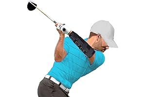 Golf Swing Trainer Elbow Brace, Turn and Straight Arm Golf Swing Trainer