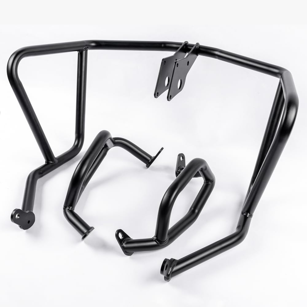 Defensas Protectores para NX500 NX400 NX 500 400 2024 2025 2026 Moto Barra de protección, Negro (un Juego)