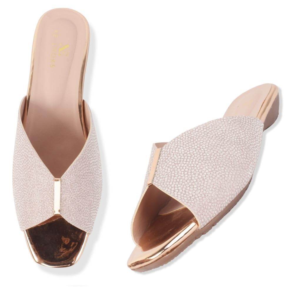 XE Looks Gold Ravishing Stylish Fashion Slippers For Women (B0C2TNPCDX) Amazon Price History, Amazon Price Tracker