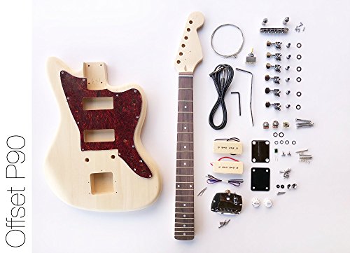 DIY Electric Guitar Kit - Offset P90 Build Your Own Guitar Kit