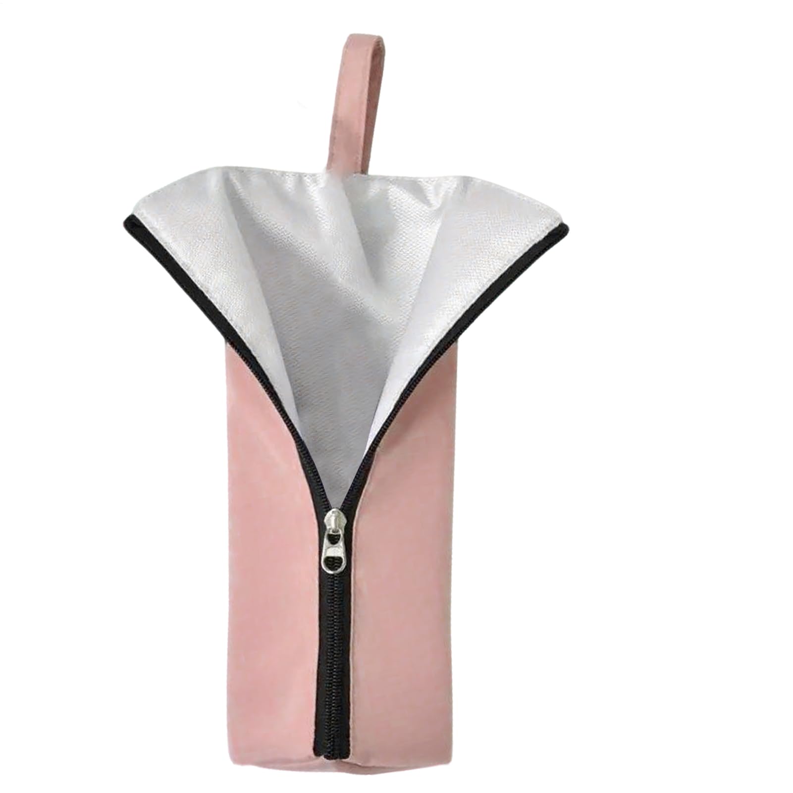 Bolsa de peluquería, Resistente al Calor, Organizador para planchas de Pelo, Resistente al Polvo y al Agua, para Viajes, Salones, baños y cosméticos, Rosa, Ver descripción, Ver descripción