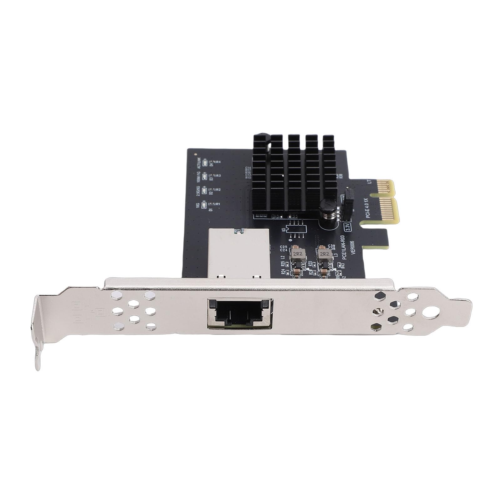 Naroote Karta Sieciowa PCIe X1 10 Gb, Adapter Ethernet, Szybki Interfejs Sieciowy z Kontrolerem PCIe 4.0 i Realtek RTL8127AT, Idealny dla 10 i 11