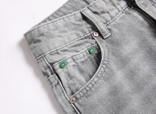 Boy's Ripped Jeans Stacked Skinny Fit Destroyed Distressed Fashion Comfy Denim Jeans Pants3