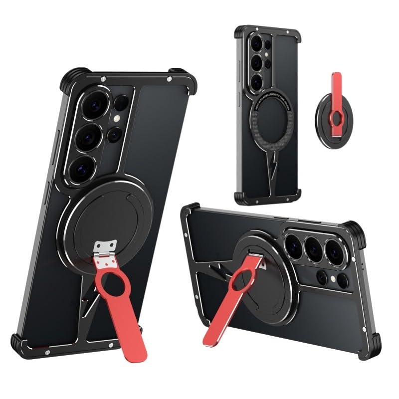 Support Samsung S26 Ultra coque magnétique pare-chocs métal sans cadre