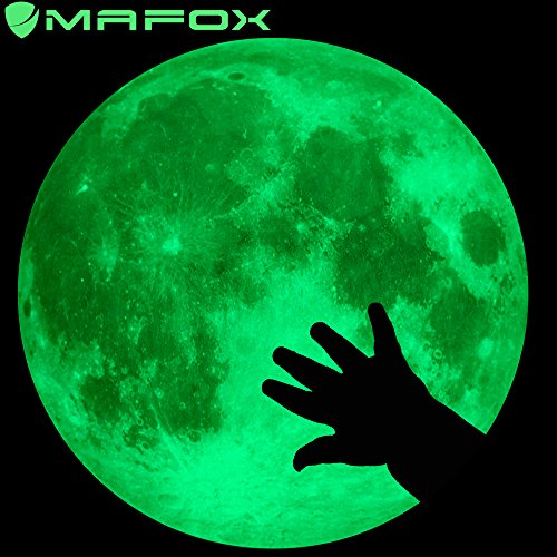 MAFOX Glow in The Dark Wall or Ceiling Stars with Moon Stickers –