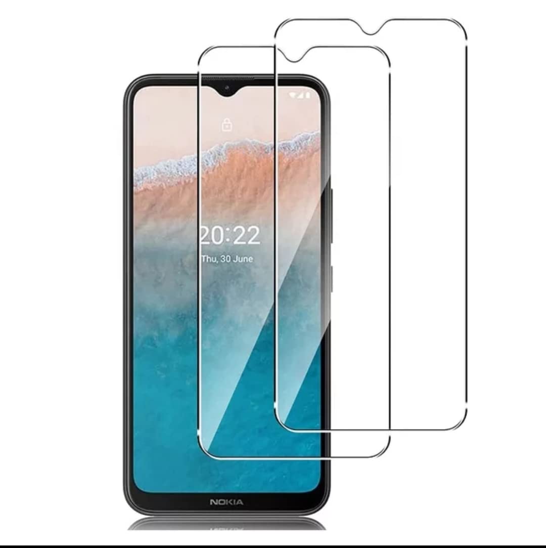 Tempered Glass Screen Protector Compatible With Nokia C21 Plus