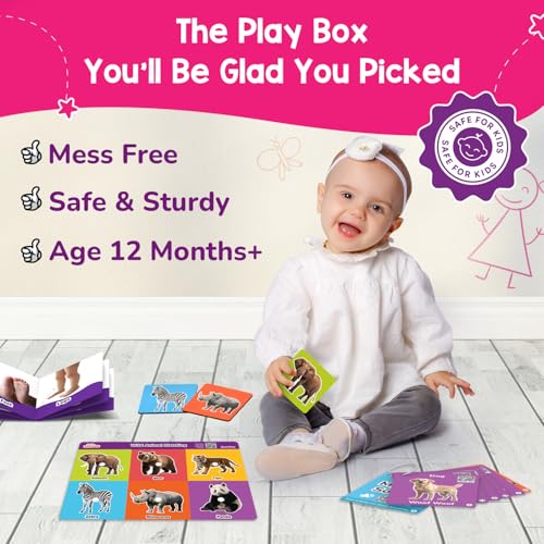 Smartivity 5in1 Montessori Play Box for 1+ Years Boys & Girls | 5 Educational Activities | Birthday Gift for 1+ Year Old Kids I Brain Boosting Toy, Builds - Motor, Shapes, Matching Skills