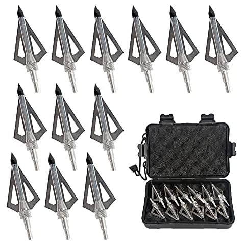 Puntas de Flecha de Caza de Metal con Estuche de Almacenamiento Cover