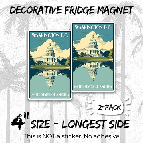 Imanes Decorativos de Viaje 4 Pulgadas Pack x2 miniatura 2