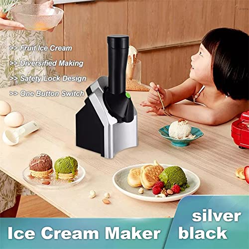 Eismaschine, Dessert-Obst-Servier-Eismaschine für zu Hause, hausgemachte Eismaschine für Kinder, gefrorene Frucht-Slush… – Bild 3