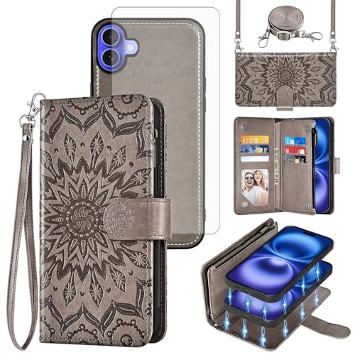 Coque portefeuille iPhone 16 avec porte-cartes pour vos déplacements