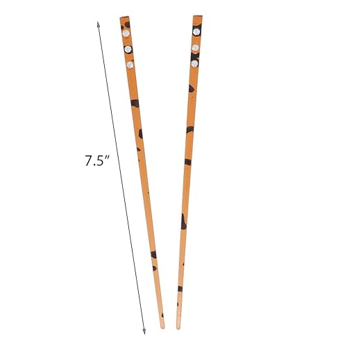 Miniatura 4 de Juego de 6 palillos de pelo con 3 diamantes, talla única