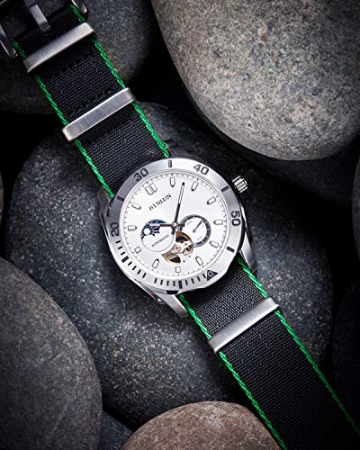 Image of BINLUN Nylon Watch Band Thick G10 Premium Ballistic Nylon Multicolor Replacement Watch Straps with Silver /Black Stainless Steel Buckle for Men Women 18mm 20mm 22mm 24mm