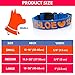Embroidered Dog Collars Personalized, Custom Collar w Text and Phone Number | 3 Adjustable Sizes - 8 Colors | - Safe&Secure Pet Collars with ID, Pet Name for Boy, Girl Dogs, Puppy