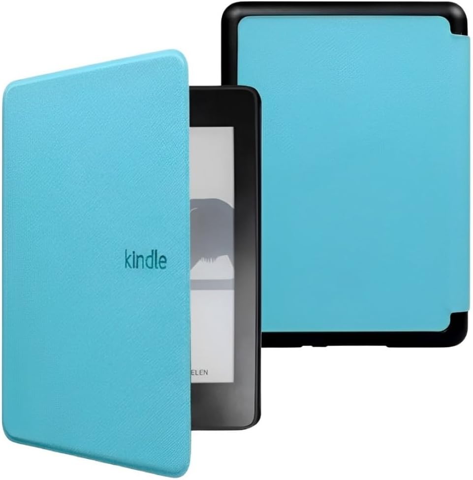 Capa Kindle Paperwhite 6,8 Polegadas 11ª Geração 2021 e Signature Edition (Compatível Apenas Com os Modelos M2L3EK e M2L4EK) Auto Hibernação Fechamento Magnético DECART (Azul Claro) 1 514y2npp43L. AC SL1069