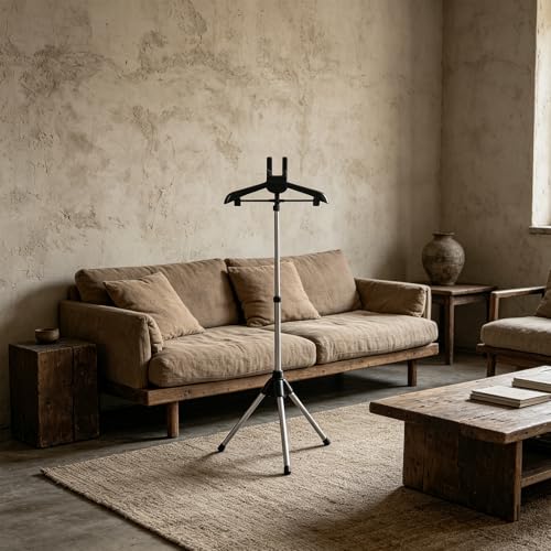 Support de défroisseur pliable extensible noir avec sa housse - 6
