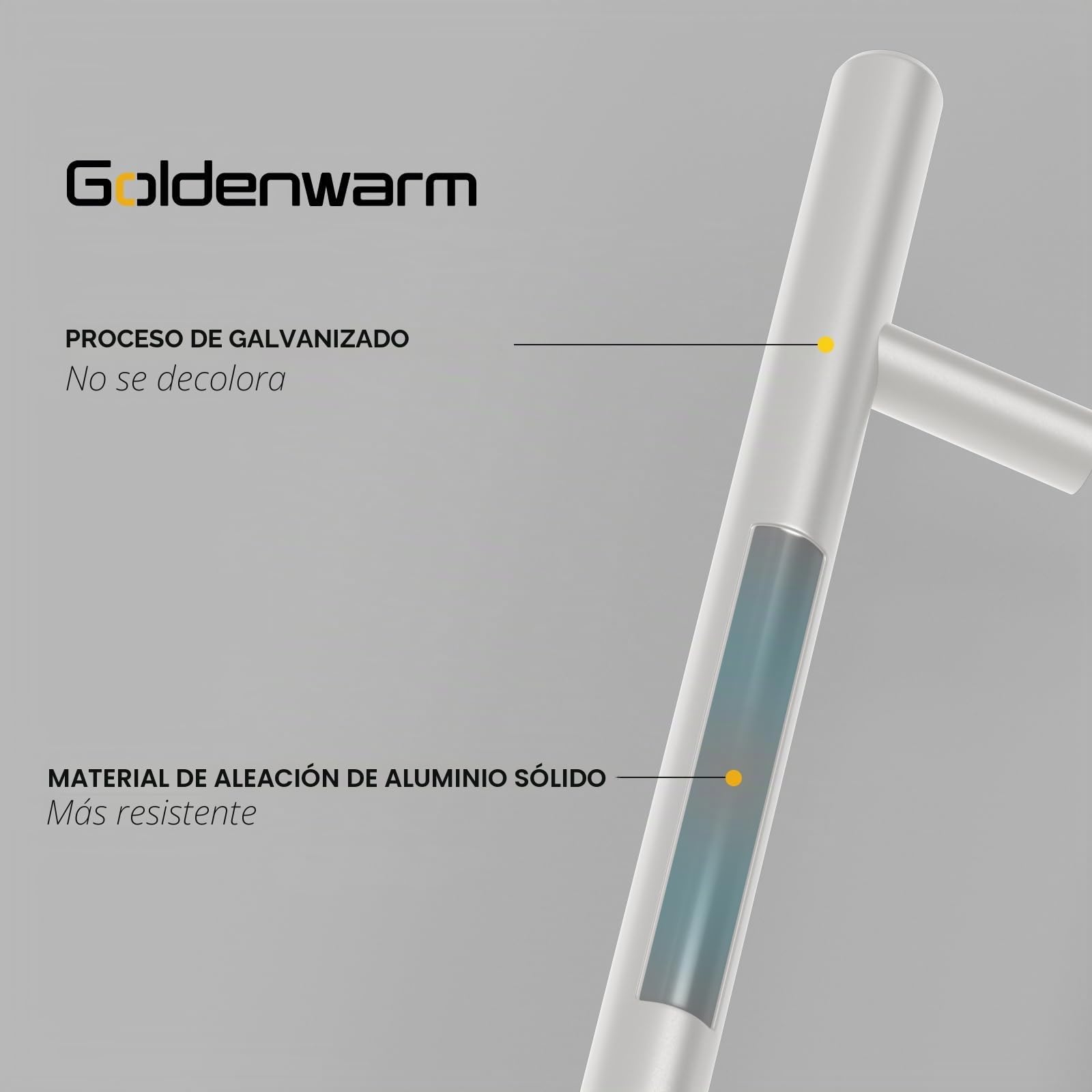 goldenwarm 15 tiradores de acero inoxidable, color blanco, distancia entre orificios 160 mm, para armarios de cocina, muebles y puertas