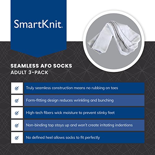 Seamless AFO Interface Socks 3 Pack - Adult Sizes4