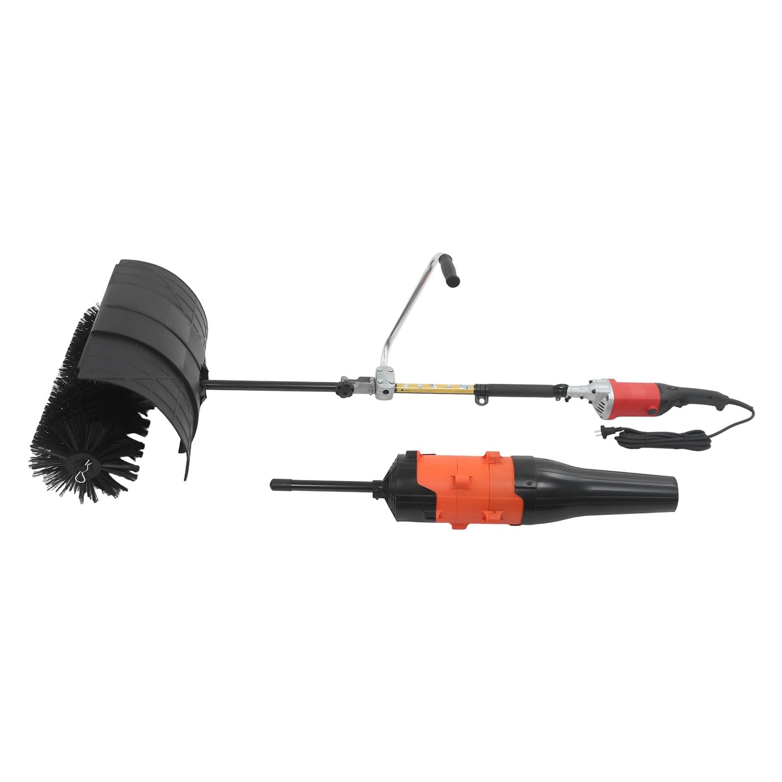 Handheld Elektro-Laubsauger - Barredora eléctrica con batería, manual y manual, escoba eléctrica, escoba con batería, escoba para exteriores, quitanieves, gasolina para césped, patios, jardines