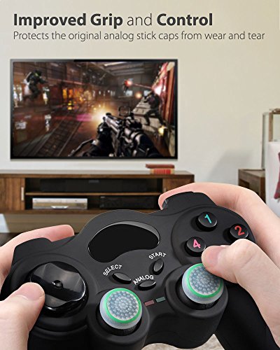 Fosmon [Conjunto de 4] Joystick analógico com controle de desempenho para PS4 | PS3 | Xbox ONE | Xbo