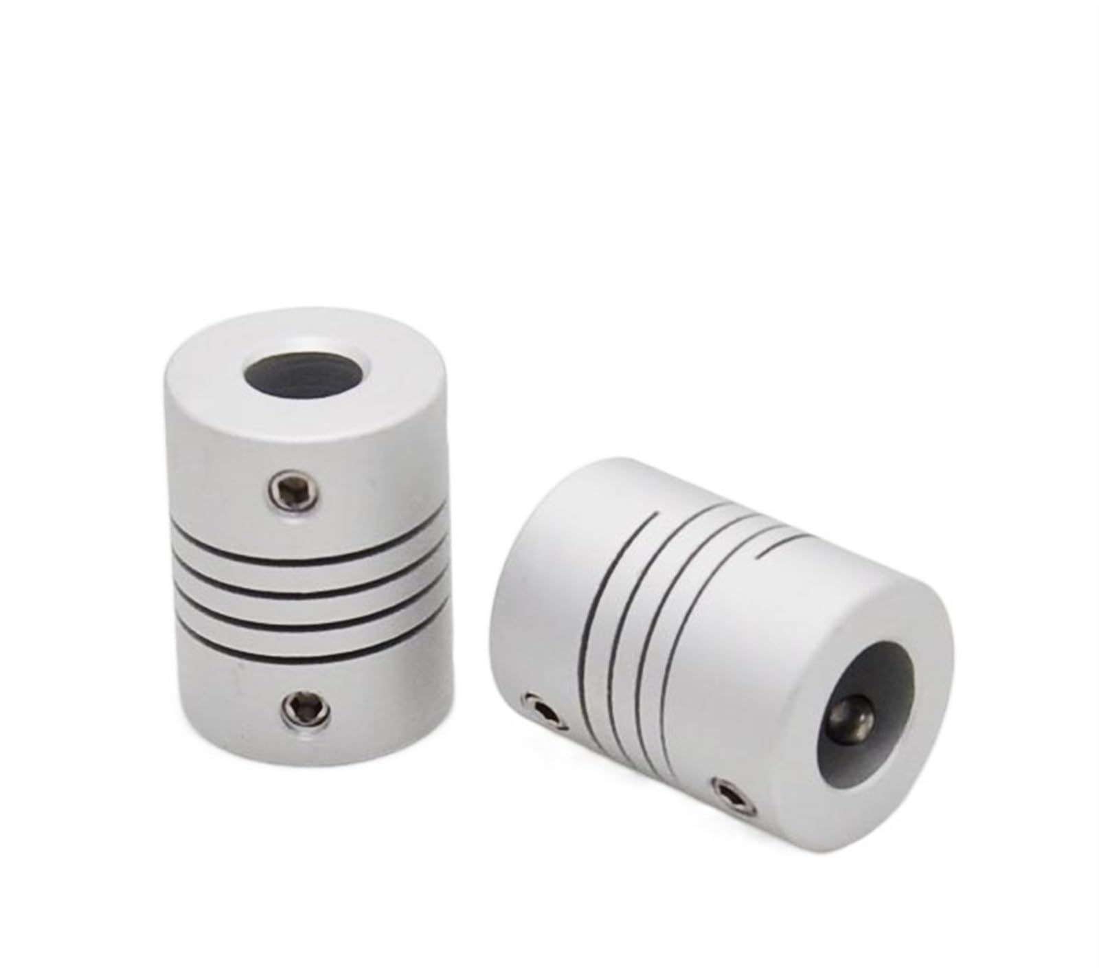 Rigid coupling,Stainless steel rigid coupling 1pcs D19L25 Aluminium CNC Motor Shaft Coupler Flexible Coupling(8x10)