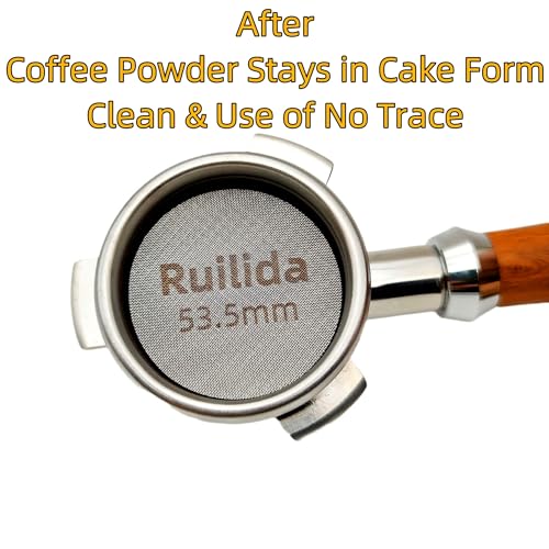 image for Ruilida Espresso Puck Screen 53.5mm, Reusable 1.7mm Thickness 150μm 3