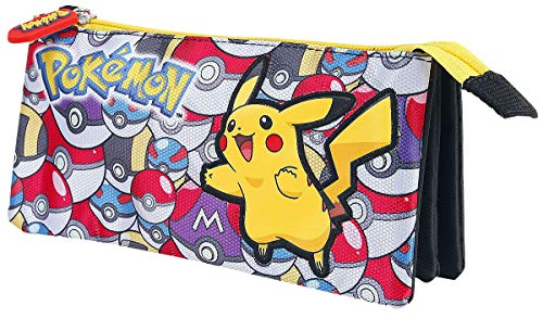 Pokemon Estuche portatodo Triple (CYP Imports PT-233-PK)