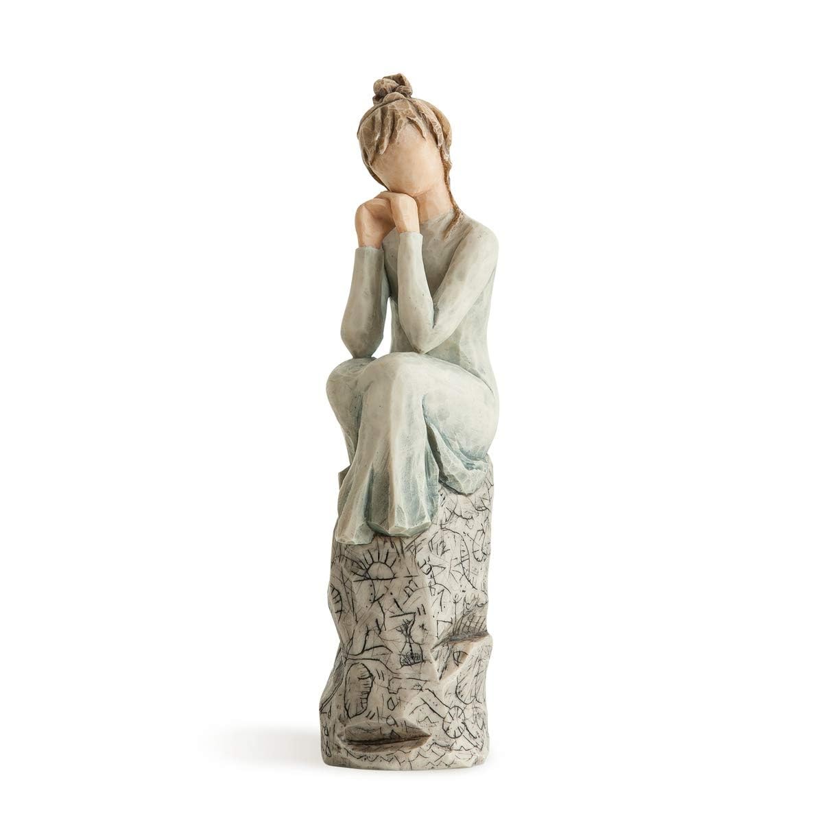 Figura de mujer sentada, Willow Tree, Home Deco, Enesco