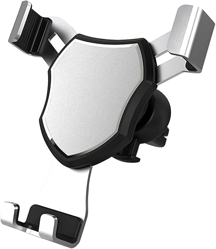 Miniatura 8 de AUCELI Soporte de teléfono para automóvil, soporte de clip de ventilación manos libres, universal para teléfono celular, bloqueo automático por