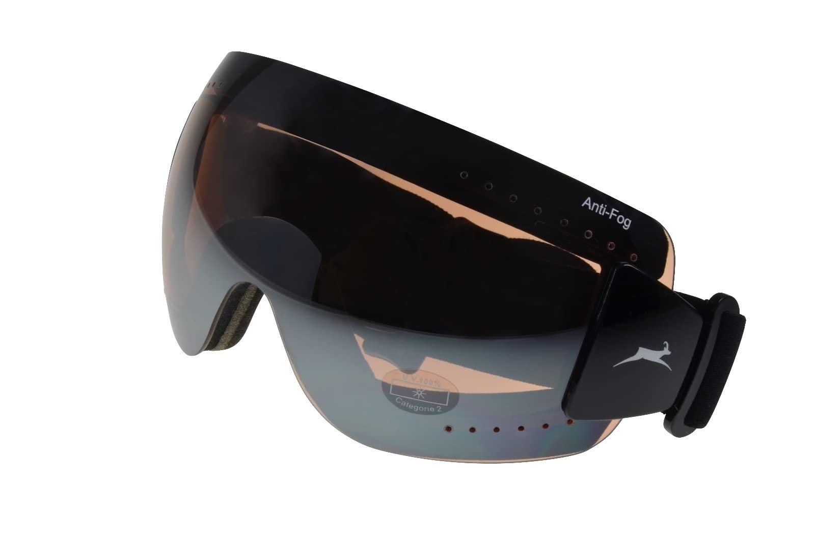 Gamswild WS9140 Skibrille Schneebrille Gletscherbrille Neuerscheinung 2022" Sportbrille Damen Herren Unisex | Glas orange | Glas blau