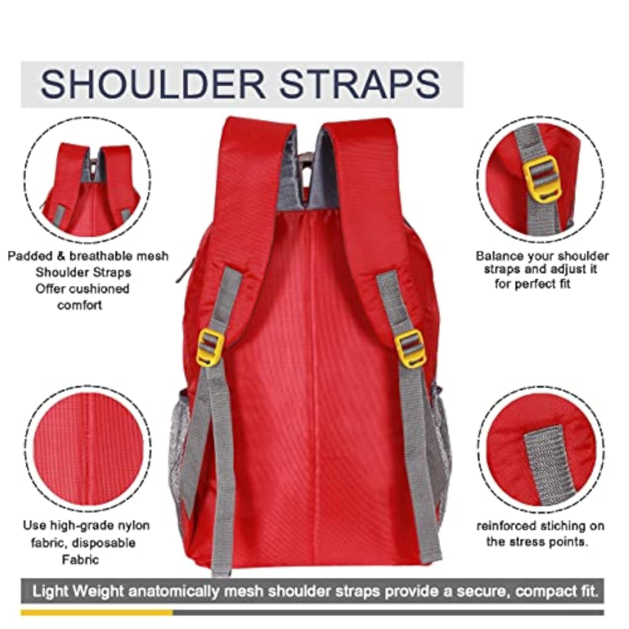Large 45L Unisex Laptop Backpack, School & College Bag