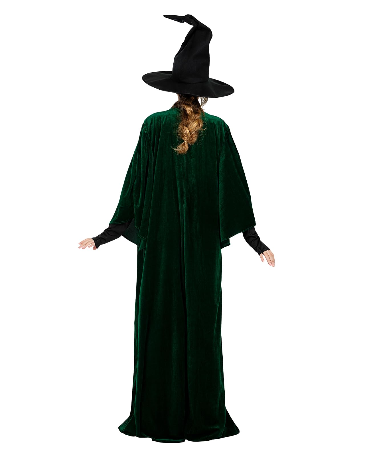 Funidelia Disfraz Oficial de Profesora McGonagall Harry Potter para Mujer con vestido, túnica y sombrero, Traje de Hogwarts para Adulto, Disfraces de Carnaval, Halloween y Fiestas – Talla L - XL