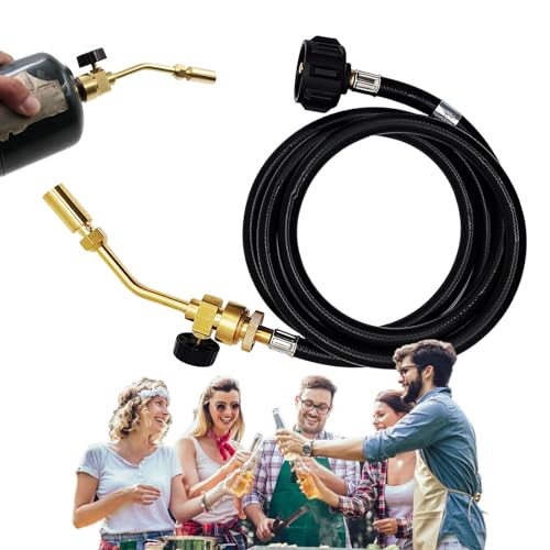 Moxeupon Torcia per Saldatura, Torcia per Saldatura con Tubo Flessibile | Torcia Piccola con Tubo Flessibile - Cannello per saldare con Fiamma a Matita per Saldatura, brasatura, scongelamento