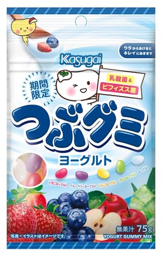 春日井製菓 つぶグミヨーグルト 75g