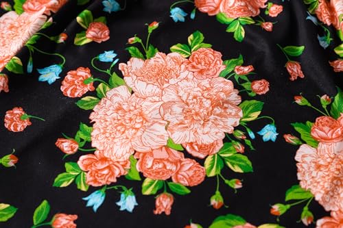 Image of Vozanet Women's V Neck Sexy Pajamas Capri Sets Mexican Style Floral Sleepwear 2PCS Totem Casual Nighty Plus Size M to 5XL