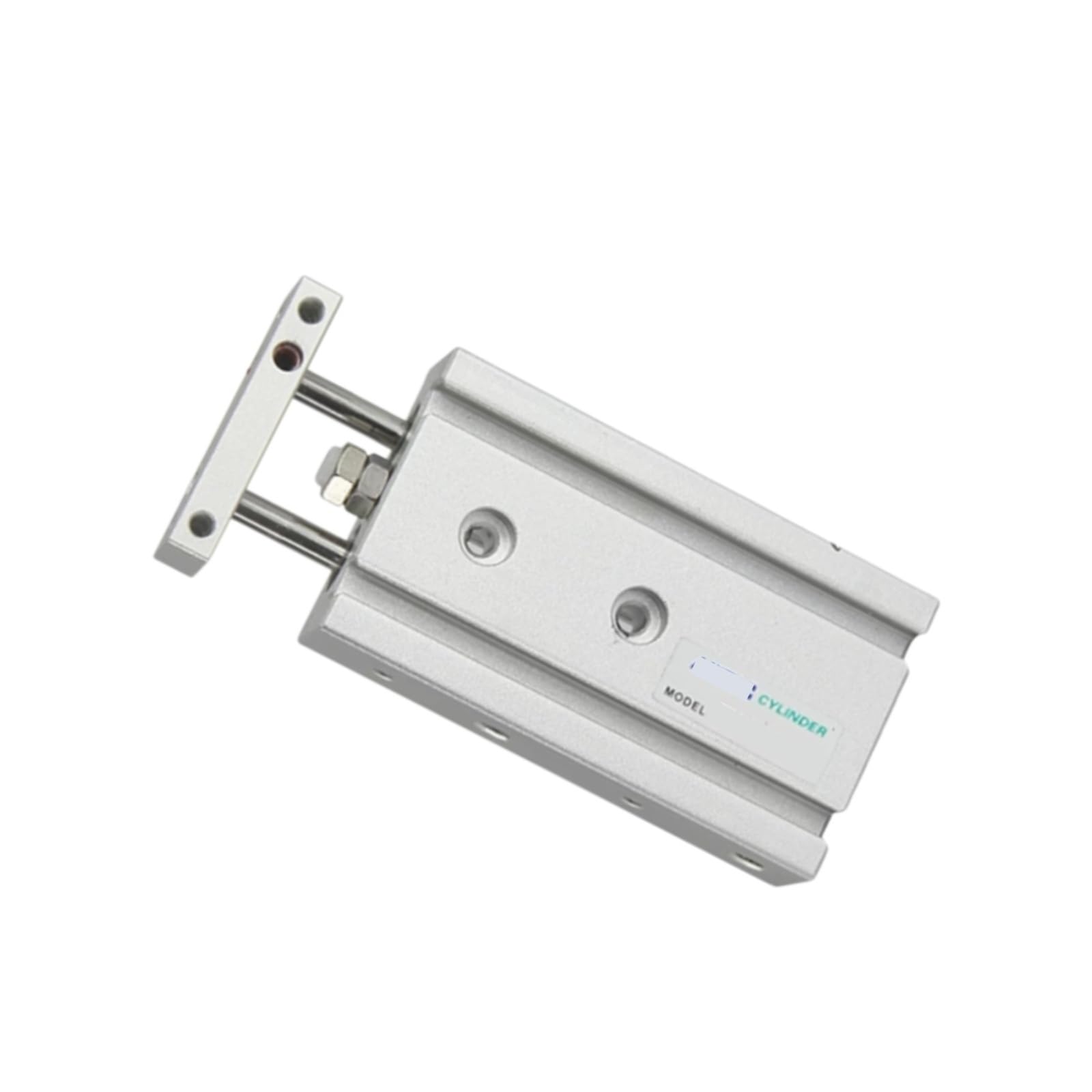 Cylindre double tige TR20X55S en aluminium anodise haute resistance mecanique