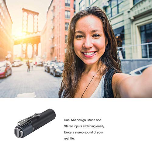 Fände Smartmic Bluetooth Wireless Microphone Lapel Lavalier, Rechargeable Bluetooth Clip-On Lapel Mic Noise Cancellation For Iphone Android Ipad Video Recording Interview Teaching Podcast Vlogging #TOP4